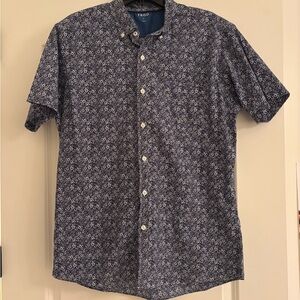 Izod Blue Casual Button Down